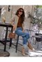 Women's Hair Knit Buttoned Casual Long Sleeve Knitwear Cardigan Mink - 6