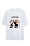 Black Pink Unisex Oversize Cotton T-Shirt
