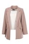 Bb Women's Double-Breasted Notched Collar Blazer Jacket with Embroidered Emblem 26Kekl05571 - 2