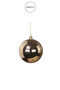 Christmas Tree Ball Set of 6 Bronze 8cm - 2