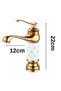 Fleko Rustic Model Gold Colored Sink Faucet - 3