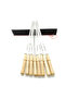 Wooden Barbecue Skewer, BBQ Meat Skewer,50Cm,6Pcs,BB2795 - 3