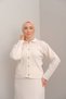 80285 - Stylish Comfortable Y Knitwear Skirt Cardigan Women's Set - 3