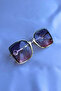 Square Unisex Sunglasses with Uv400 Protection Gradient Lenses - 2