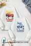 Dear Couple Combination Mcqueen and Sally Printed Design Crew Neck Sweatshirt Set of 2