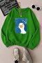 3-Ply Combed Cotton Duck Printed Unisex Sweatshirt
