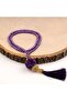 Mini Stone Rose Prayer Beads Purple (99 Pieces - 6mm)