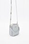 Ice Blue Rectangular Model Shoulder Bag - 2