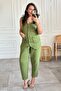 Carrot Leg Muslin Trousers - 5