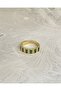 Adjustable Rectangle Green Stone Ring