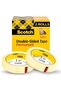 Double Sided Tape, 3/4 in x 1296 in, 2 Rolls