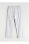 New Season Elastic Waist Polka Dot Women's Pajama Bottoms - 8