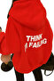 سترة رياضية مطبوعة للجنسين من القطن الممشط بـ 3 خيوط بتصميم THINK I'M FAILING