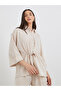 Beige Drawcord Waist Shirt and Pants Co-Ords - 3