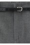 Belted Straight-Cut Trousers - 5