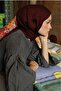 شال بنمط الفهد باللون الأحمر القرز - 2