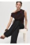 Asymmetrical Neckline Leopard Print Blouse - 5