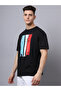 Men Black Graphic Print Oversized T-Shirt - 3