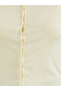 Texture Sleeveless Buttoned Knitted Top - 3