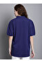 Navy Blue Short Sleeve Polo T-Shirt - 2