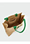 New Season Straw Look Women's Shoulder Bag - 4