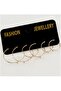 Women's Gold 6-Piece Hoop Earring Set