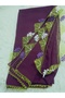 Handcrafted Needle Embroidered Prayer Cover Dowry Cover Mevlit Headscarf Crepe Fabric 145X75 cm - 8