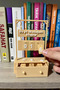 Mini Bookshelf Top Book Counter with the Books I Read This Year Printed on It - 3