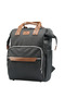 Luxury Leather Thermal Compartment Waterproof Stain Resistant Wipe-Clean Mom and Baby Care Backpack - 3