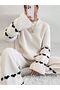 Winter Knitwear Double Set Casual Sweater ↬   Pants→ Hearted Knitwear Set
