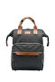 Luxury Leather Thermal Compartment Waterproof Stain Resistant Wipe-Clean Mom and Baby Care Backpack - 2