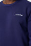 Büyük Beden Açık Lacivert Oversize/Geniş Kesim Baskılı Sweatshirt-Eşofman Altı Takım TMNAW25TS00001 - 6