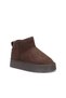 Kids Ds Snie C. Brown Girls' Fur Boots Casual Shoes Sneaker - 4