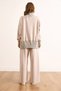 Women's Beige Premium Knitwear Detailed Modal Bottom and Top Set Tkm-19000429 - 7