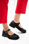 Black Women's Loafer Shoes 21057 - 3