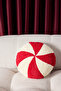 Candy Shaped Christmas Themed Stuffed Throw Pillow Tphaw26Kkk00004