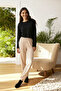 Black-Cream Heart Soft Touch Knitted Pajamas Set Thmaw26Pt00020