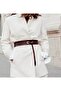 Women's Belt Bitter Brown Jacket Belt, Dress Belt, Shirt Belt
