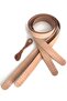 Genuine Leather Sew-on Bag Handle (pair/75 cm) - Powder Color
