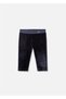 Baby Girl Velvet Tights Navy Blue 727