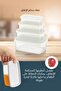 Set of 12 Airtight Storage Containers Grey 3X(250-500-750-1200 ml) - 11