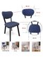 Chair Cover , Pack of 6, a Quality Elma Model, Stretchy Tires, Bohem Chair Cover - 5