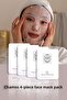 Set of 4 Snail and Goat Milk Face Masks