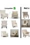Velvet Armchair, Sofa, Sofa Bed Cover, Armchair Cover Single - 3