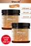 Shea Butter 250 ml X 2 Pieces |   100% Raw, Cold Pressed Shea Butter |   Skin, Hair, Lip, and Heel Care