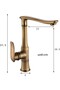 Kitchen Sink Faucet Antique Color Rustic Model Imported 7 Years Warranty Imported - 3