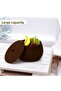 Rope Wicker Basket 17X21 cm for Kitchen, Bathroom and Home – Storage Basket Honeypot with Lid - 3