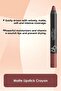 Matte Lipstick Crayon No: 18 - Nourishing Moisturizing Matte Pencil Lipstick - 2