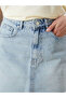 Nevavm Slim Fit Mini Jean Skirt with a Difference - 3