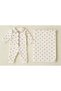 3-Piece Heart Swaddle Blanket Bottom Top Set Organic Cotton Baby Girl Boy Hospital Outlet - 4